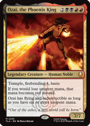 Ozai, the Phoenix King (TLA-235) - Avatar: The Last Airbender Foil