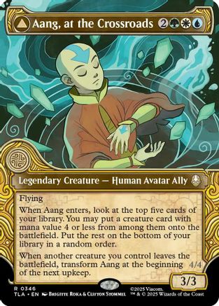 Aang, at the Crossroads (Showcase) (TLA-346) - Avatar: The Last Airbender Foil
