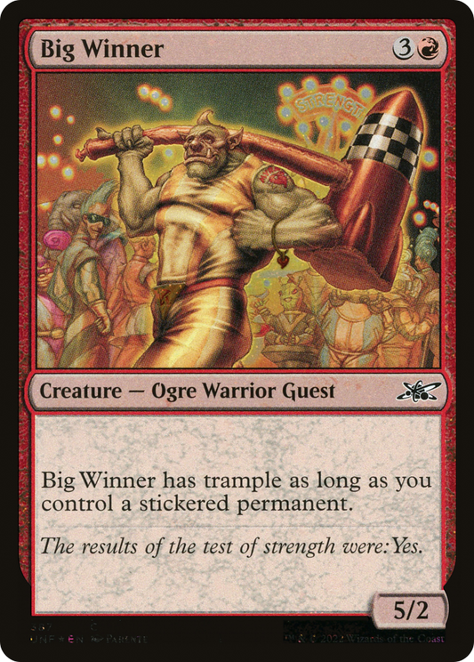 Big Winner (Galaxy Foil) (UNF-387) - Unfinity Foil