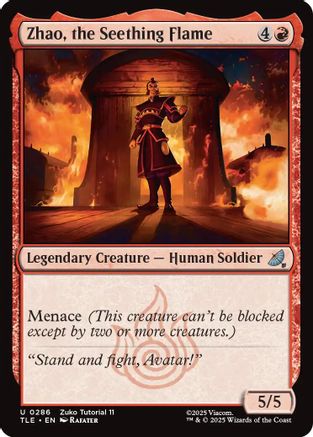 Zhao, the Seething Flame (0286) (TLE-286) - Avatar: The Last Airbender: Eternal-Legal