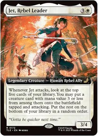Jet, Rebel Leader (Extended Art) (TLE-172) - Avatar: The Last Airbender: Eternal-Legal