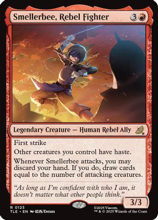 Smellerbee, Rebel Fighter (TLE-125) - Avatar: The Last Airbender: Eternal-Legal Foil