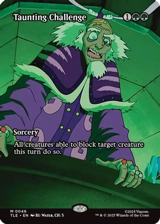 Taunting Challenge (Borderless) (TLE-046) - Avatar: The Last Airbender: Eternal-Legal Foil