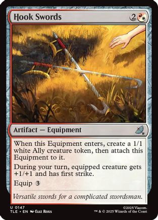 Hook Swords (TLE-147) - Avatar: The Last Airbender: Eternal-Legal Foil