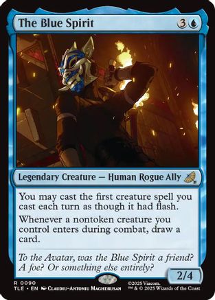 The Blue Spirit (TLE-090) - Avatar: The Last Airbender: Eternal-Legal Foil