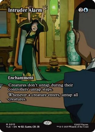 Intruder Alarm (Borderless) (TLE-015) - Avatar: The Last Airbender: Eternal-Legal Foil