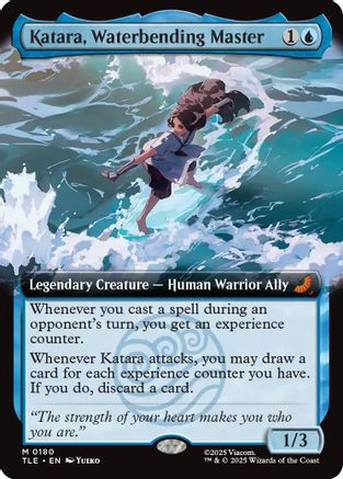 Katara, Waterbending Master (Extended Art) (TLE-180) - Avatar: The Last Airbender: Eternal-Legal
