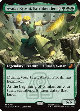 Avatar Kyoshi, Earthbender (Extended Art) (TLE-201) - Avatar: The Last Airbender: Eternal-Legal