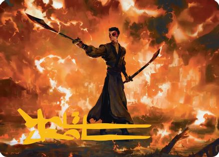 Zuko, Conflicted Art Card (Gold-Stamped Signature) (ASTLA-024) - Art Series: Avatar: The Last Airbender