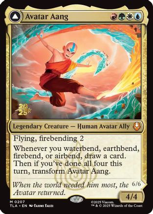Avatar Aang (PRE-207) - Prerelease Cards Foil
