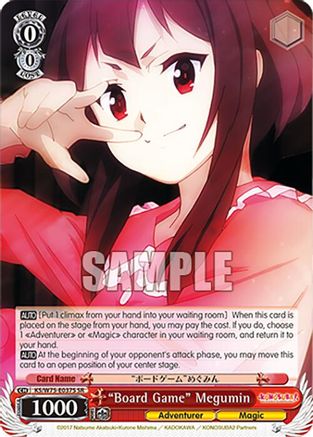 "Board Game" Megumin (SR) (KS/W75-E037S) - KONOSUBA -God’s blessing on this wonderful world! Re:Edit