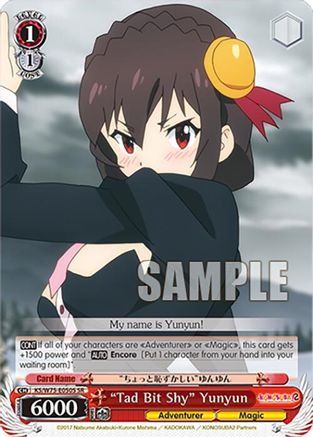 "Tad Bit Shy" Yunyun (SR) (KS/W75-E050S) - KONOSUBA -God’s blessing on this wonderful world! Re:Edit