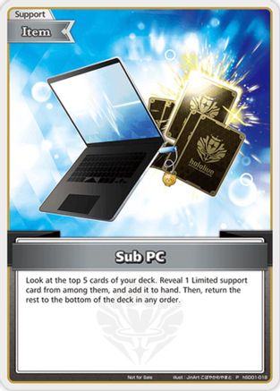 Sub PC (P) (hSD01-018) - hololive OFFICIAL CARD GAME Promos Foil