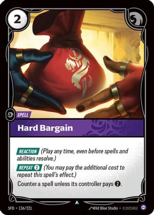 Hard Bargain (136/221) - Spiritforged Foil