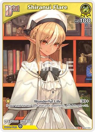 Shiranui Flare (U) (hSD07-004) (hSD07-004) - SD07 Start Deck Yellow Shiranui Flare