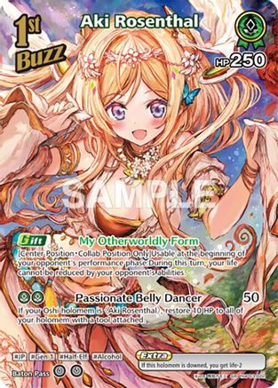 Aki Rosenthal (SR) (hBP03-022) - Elite Spark Foil