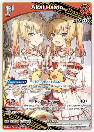 Akai Haato (RR) (hBP03-034) - Elite Spark Foil