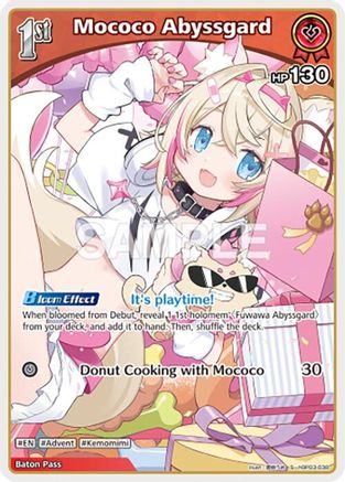 Mococo Abyssgard (S) (hBP03-038) - Elite Spark Foil