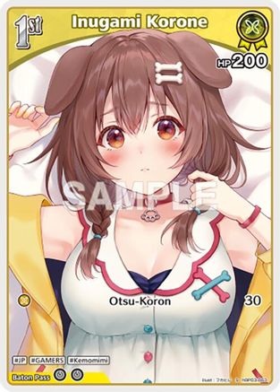 Inugami Korone (S) (hBP03-063) (hBP03-063) - Elite Spark Foil
