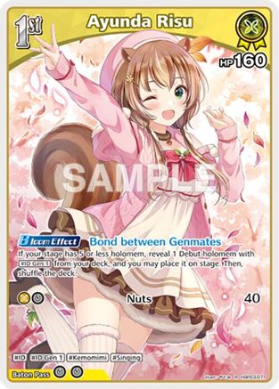 Ayunda Risu (R) (hBP03-077) - Elite Spark Foil
