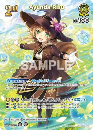 Ayunda Risu (UR) (hBP03-078) - Elite Spark Foil