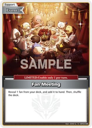 Fan Meeting (S) (hBP03-089) - Elite Spark Foil