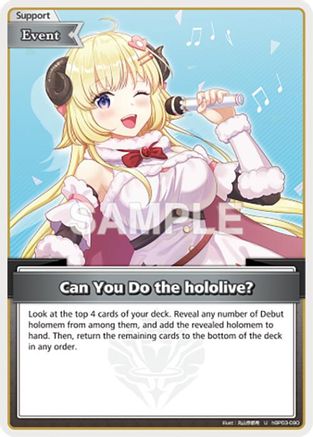 Can You Do the hololive? (U) (hBP03-090) - Elite Spark