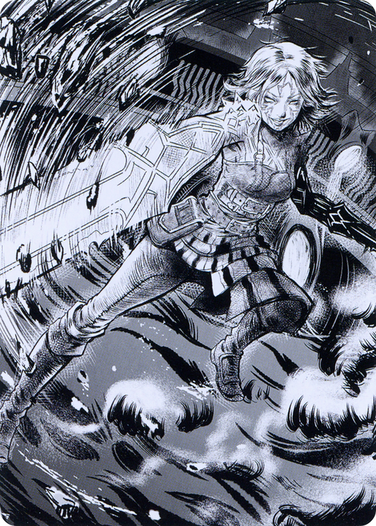 Nahiri, the Unforgiving // Nahiri, the Unforgiving (AONE-080) - Phyrexia: All Will Be One Art Series (Borderless)