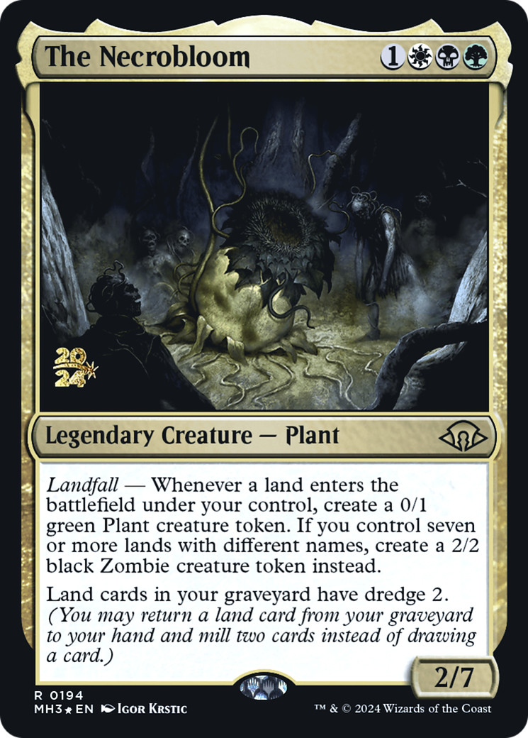 The Necrobloom [Modern Horizons 3 Prerelease Promos]