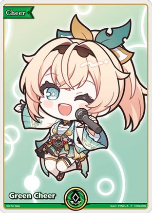 Green Cheer (P) (hY02-009) (hY02-009) - hololive OFFICIAL CARD GAME Promos