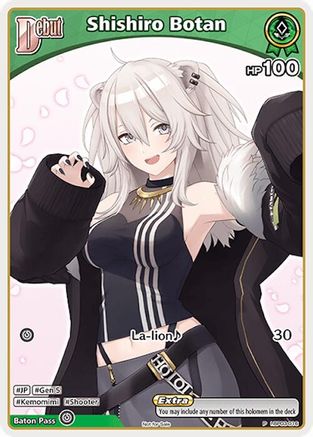 Shishiro Botan (P) (hBP03-016) (hBP03-016) - hololive OFFICIAL CARD GAME Promos Foil