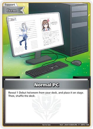 Normal PC (P) (hBP01-104) - hololive OFFICIAL CARD GAME Promos Foil