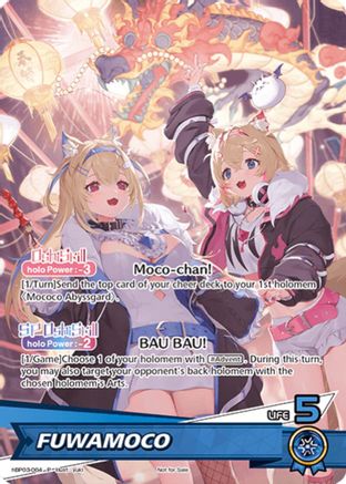FUWAMOCO (P) (hBP03-004) - hololive OFFICIAL CARD GAME Promos Foil