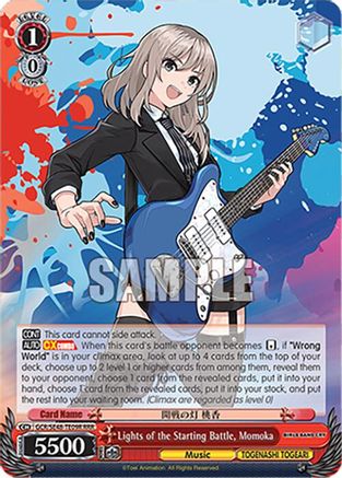 Lights of the Starting Battle, Momoka (RRR) (GCR/SE48-TE09R RRR) - Girls Band Cry Premium Booster