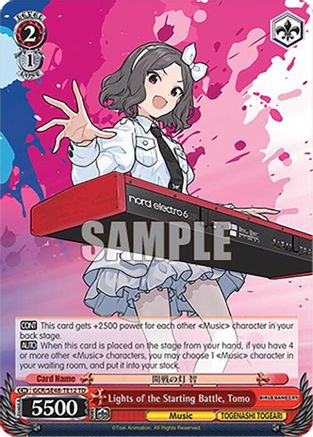 Lights of the Starting Battle, Tomo (GCR/SE48-TE12 TD) - Girls Band Cry Premium Booster