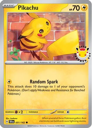 Pikachu (Pokemon Day 2026) 051  - Holofoil Miscellaneous Cards & Products - Common