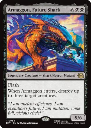 Armaggon, Future Shark (TMT-058) - Teenage Mutant Ninja Turtles Foil