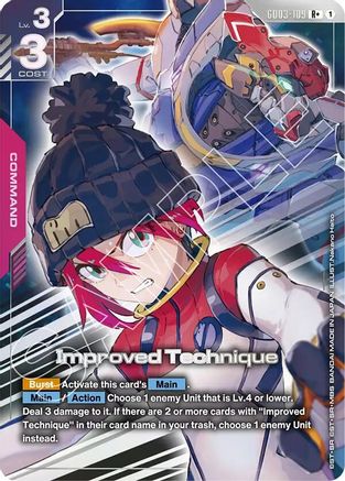 Improved Technique (R+) (GD03-109) - Steel Requiem Holofoil