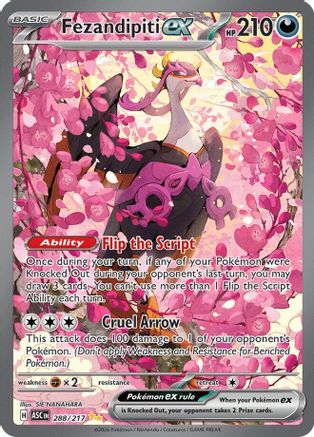 Fezandipiti ex 288/217  - Holofoil ME Ascended Heroes - Special Illustration Rare
