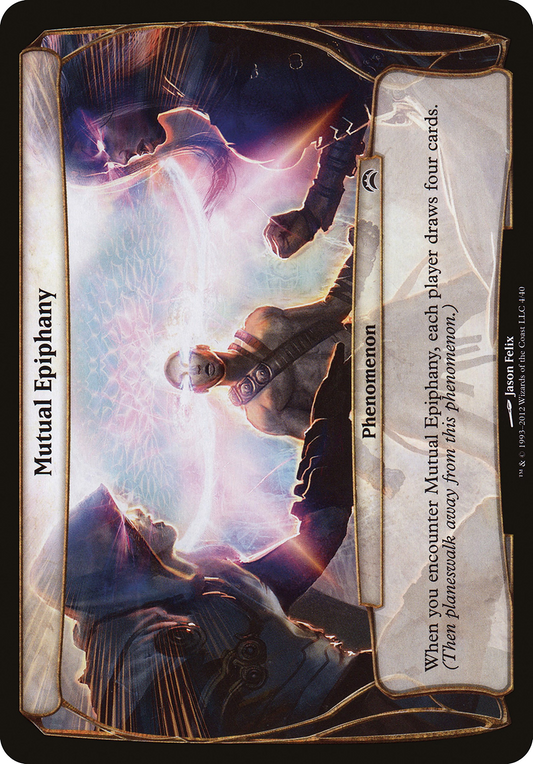 Mutual Epiphany (OVER-004) - Planechase 2012 Planes Foil