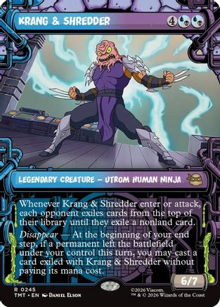 Krang & Shredder (Showcase) (TMT-245) - Teenage Mutant Ninja Turtles