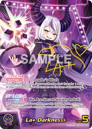 La+ Darknesss (SEC) (hBP04-005) - Curious Universe Foil