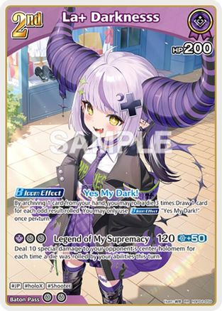 La+ Darknesss (RR) (hBP04-059) - Curious Universe Foil