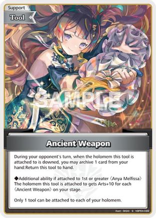 Ancient Weapon (S) (hBP04-099) - Curious Universe Foil