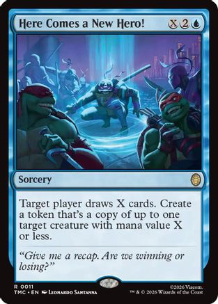 Here Comes a New Hero! (TMC-011) - Commander: Teenage Mutant Ninja Turtles Foil