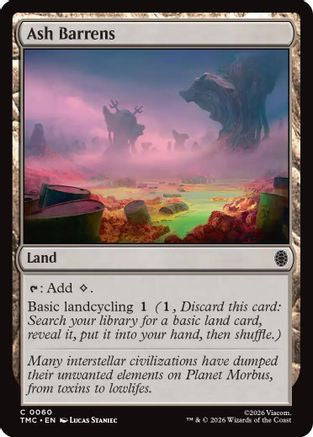 Ash Barrens (TMC-060) - Commander: Teenage Mutant Ninja Turtles