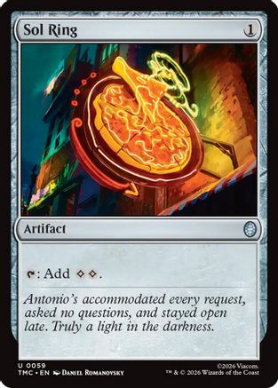 Sol Ring (TMC-059) - Commander: Teenage Mutant Ninja Turtles Foil