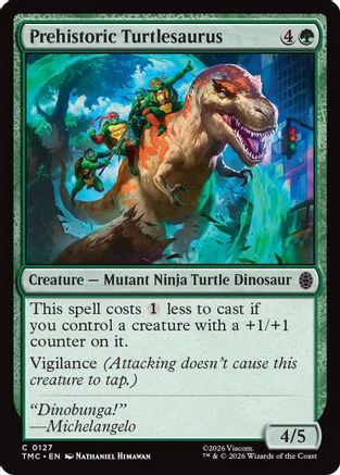 Prehistoric Turtlesaurus (TMC-127) - Commander: Teenage Mutant Ninja Turtles