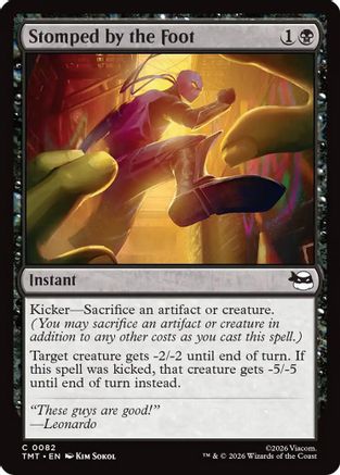 Stomped by the Foot (TMT-082) - Teenage Mutant Ninja Turtles Foil