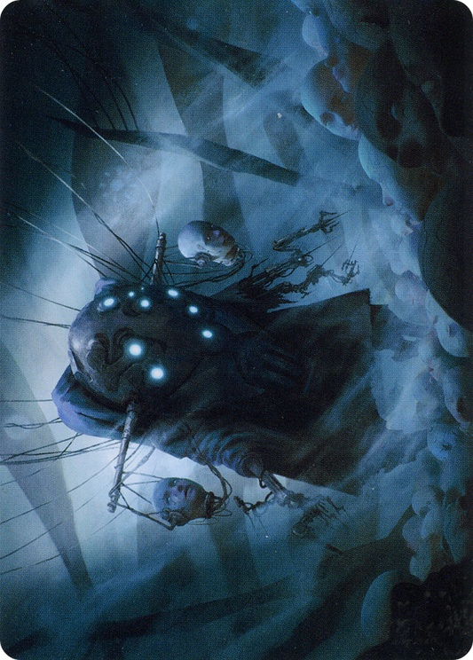 Meldweb Curator // Meldweb Curator (AONE-016) - Phyrexia: All Will Be One Art Series (Borderless) Foil